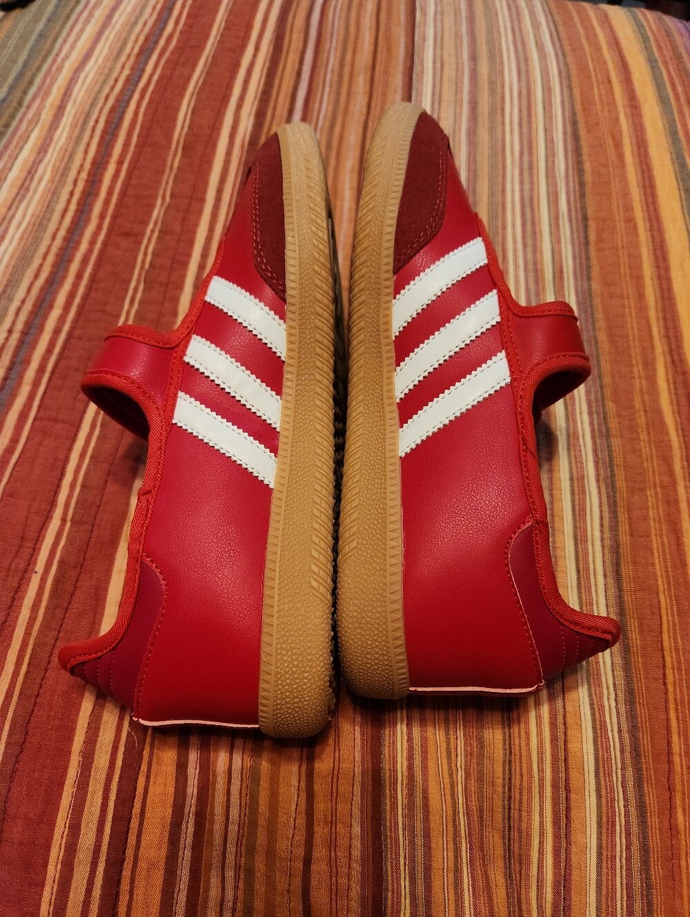 Red Addidas Samba MARY JANES Sz 8.5 - Picture 4 of 5